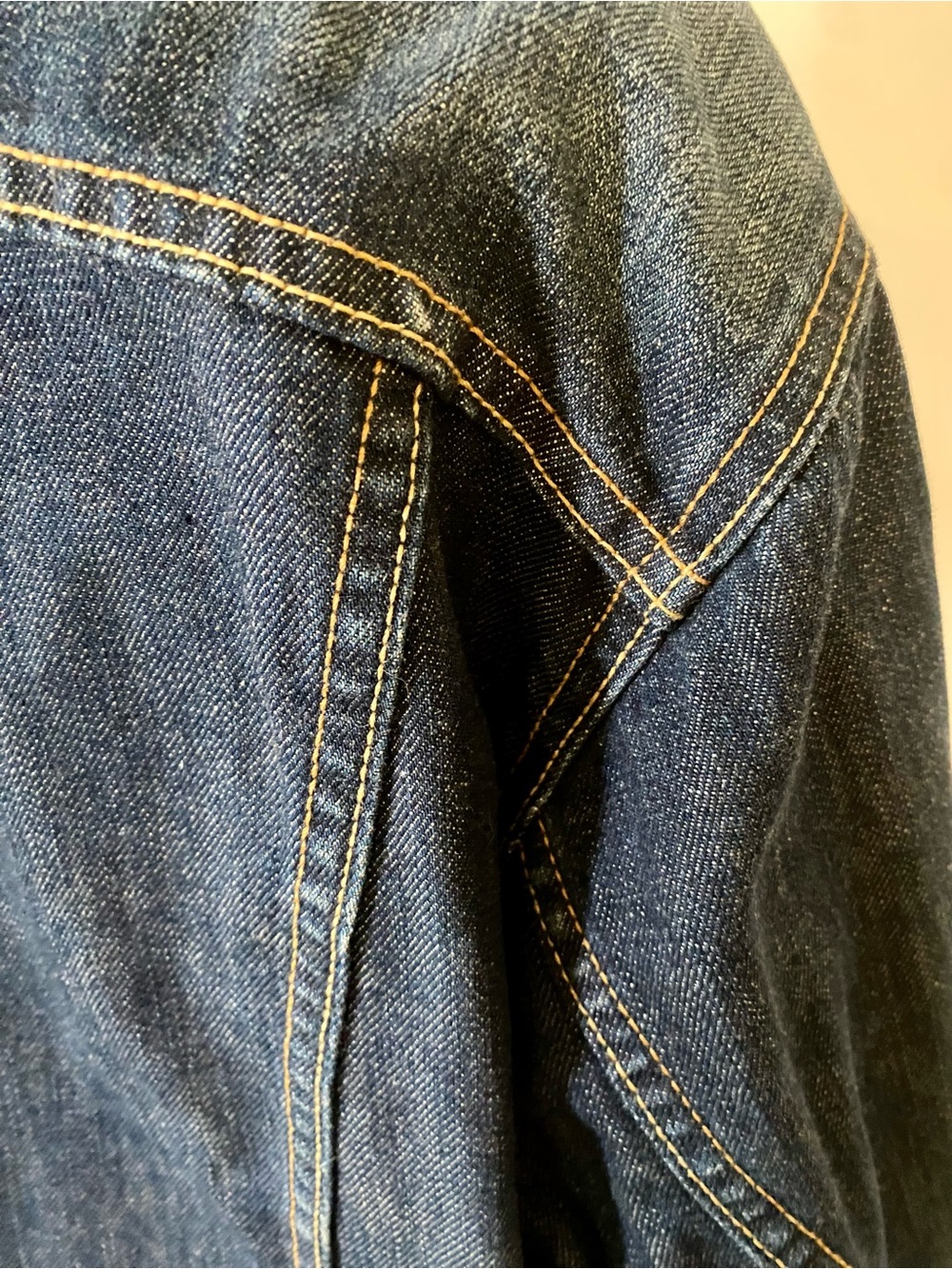 Vintage 2001 Levi’s Easy Rider 70550-0496 Denim Moto Jacket XL with Stand Collar - Picture 7 of 9